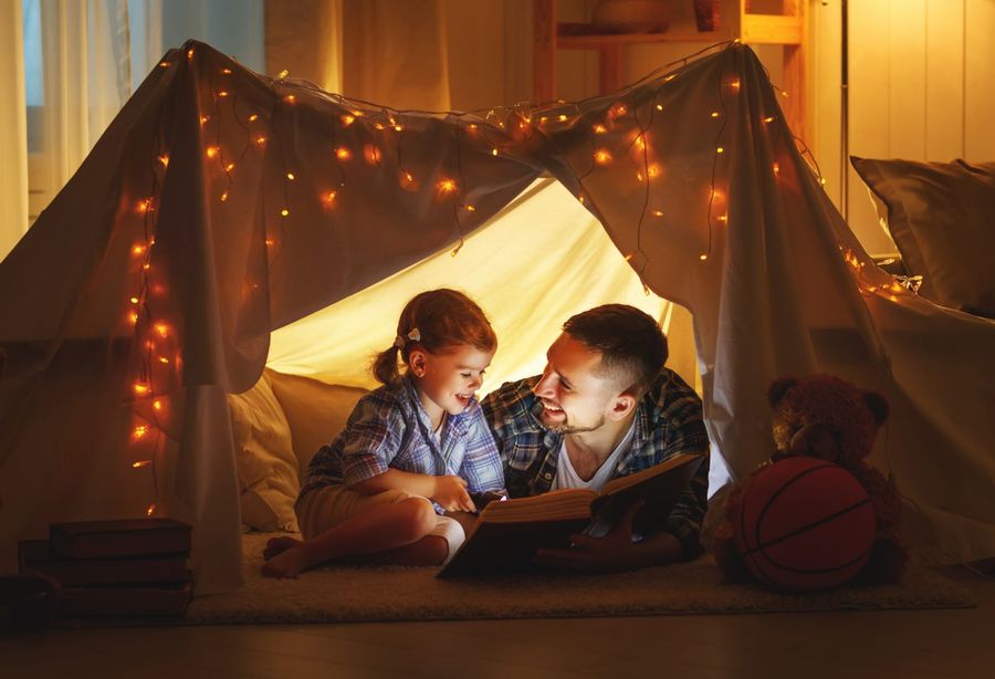 Une cabane dans le salon