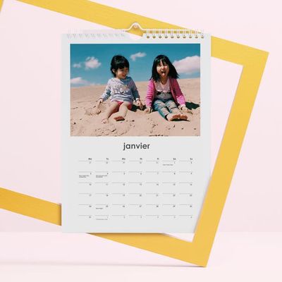 Calendrier mural à personnaliser