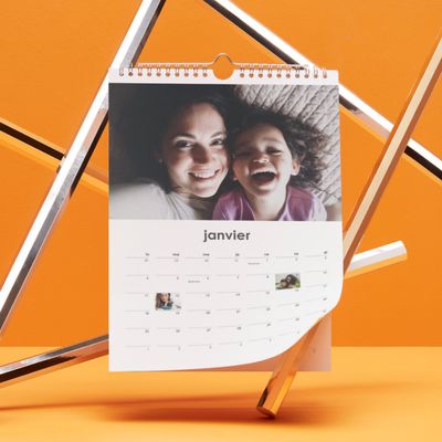 Calendrier mural simple