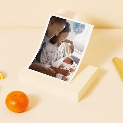 Print of new born baby