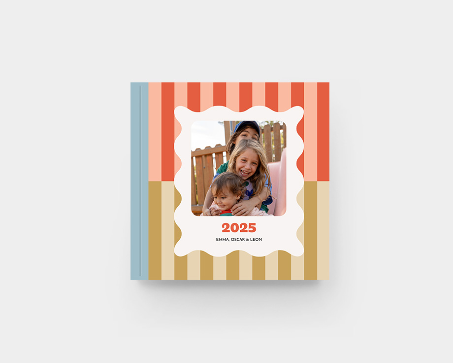 Livre photo carré moyen à couverture rigide