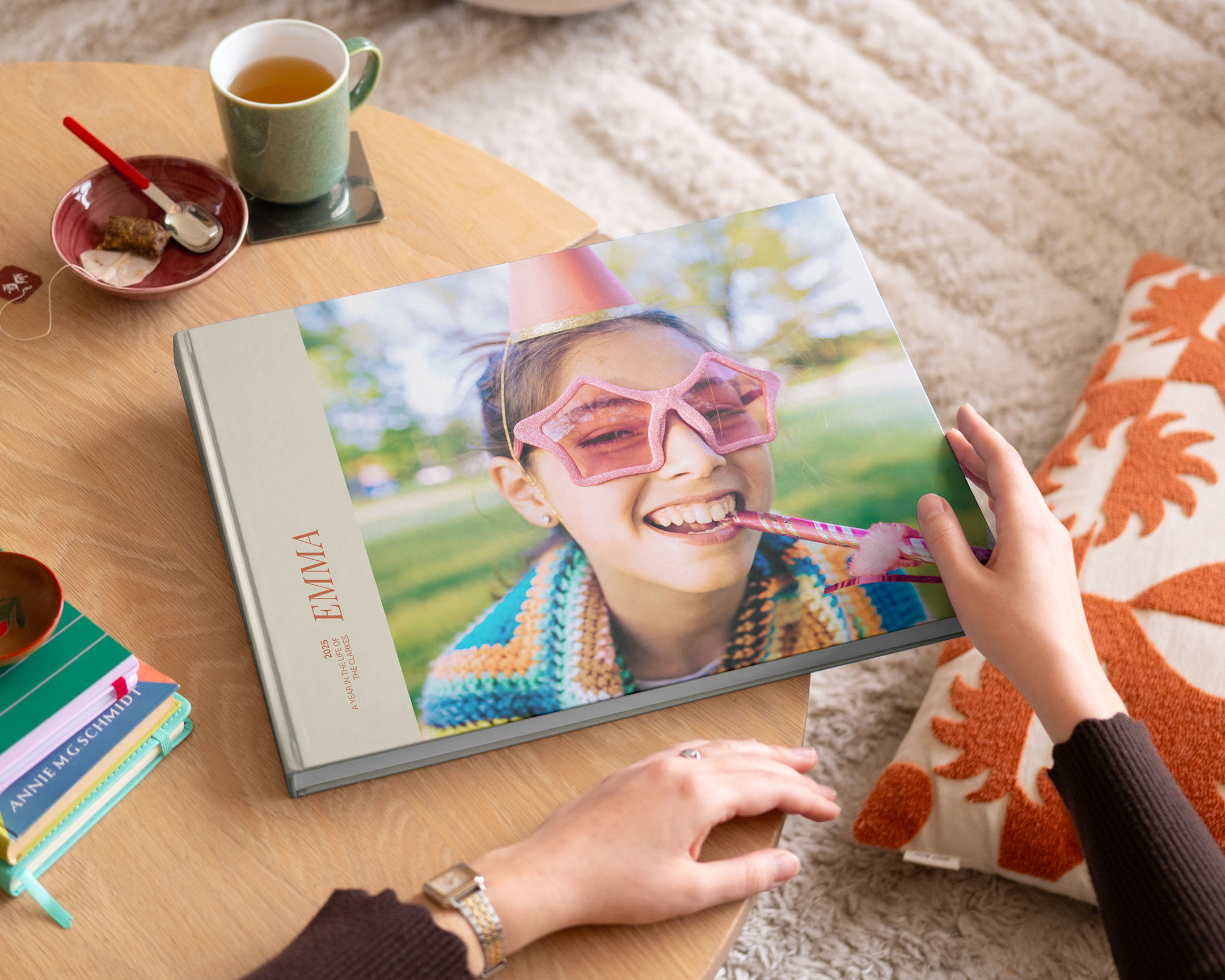 Sélection de livres photo exposés