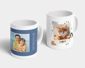 mug photo d'anniversaire personnalisé