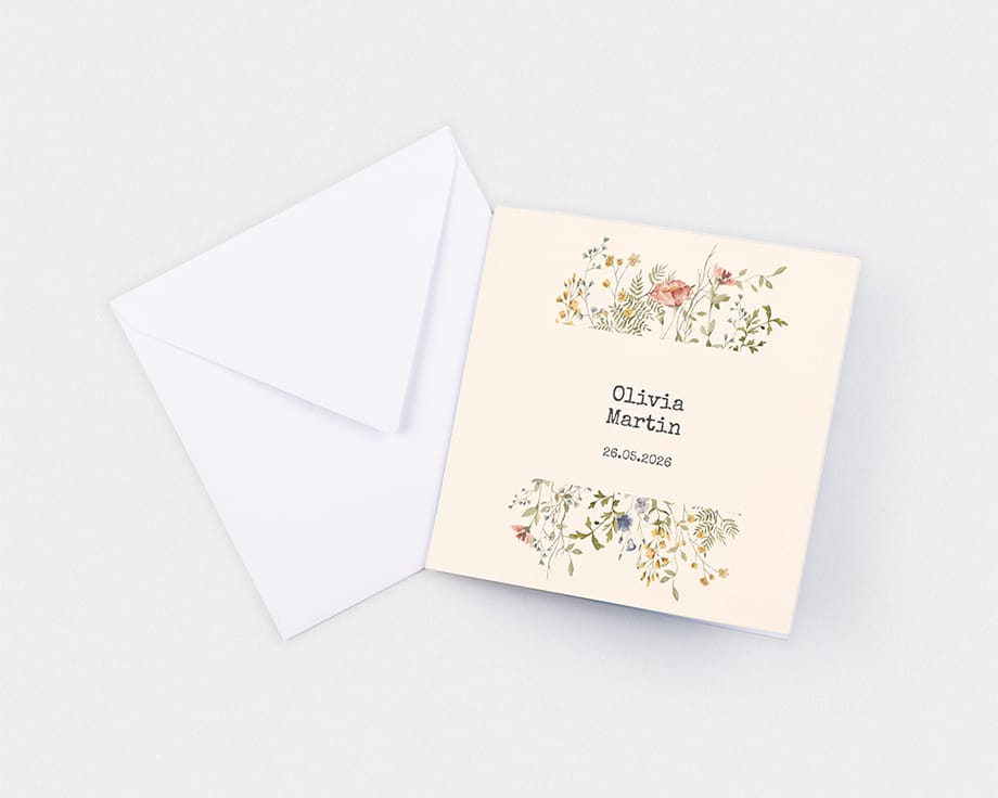 Cartes Carrées Doubles