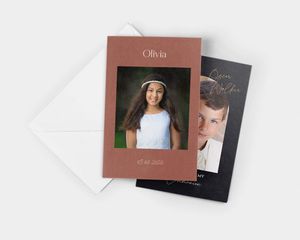 Cartes Portrait Doubles