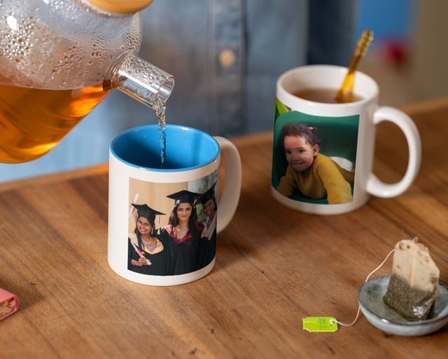 Mug photo personnalisé comme cadeau pour professeur·e à utiliser au quotidien