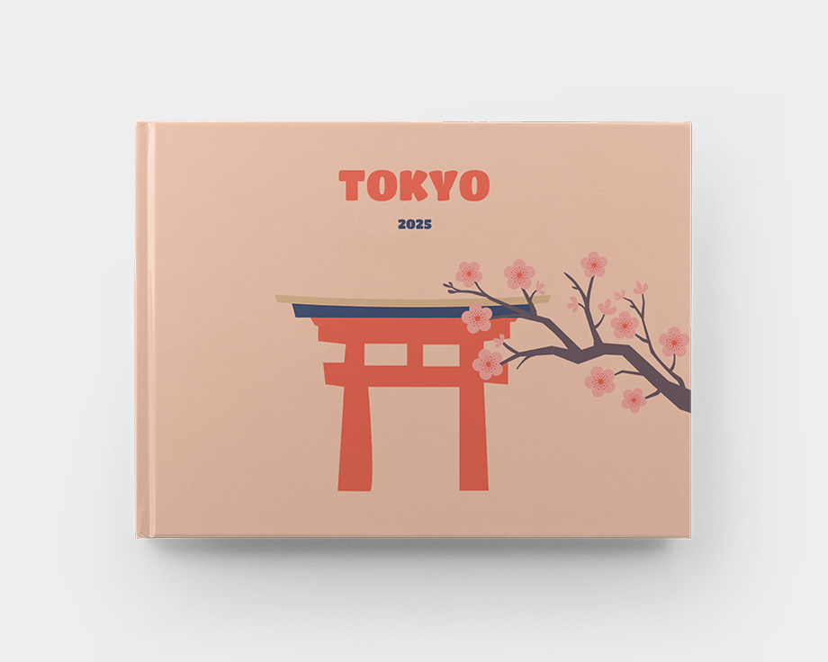 Livre photo paysage couverture rigide avec couverture Tokyo