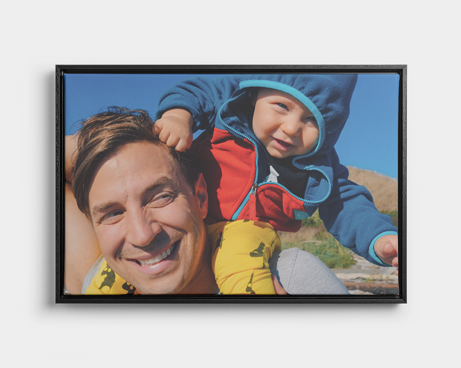 Toile photo encadrée