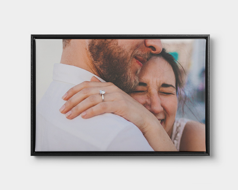 Toile photo encadrée