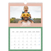 Calendrier photo A4 (20 x 30 cm) — Papier peint acidulé [Janvier]