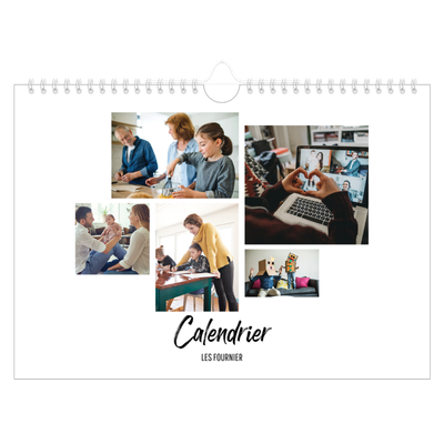 Calendrier photo A4 — Journal Intime [couverture]