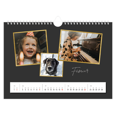 Calendrier photo A4 — Tellement de souvenirs [Février]