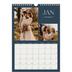 Calendrier photo A4 (20 x 30 cm) — Ardoise et sérifs [Janvier]