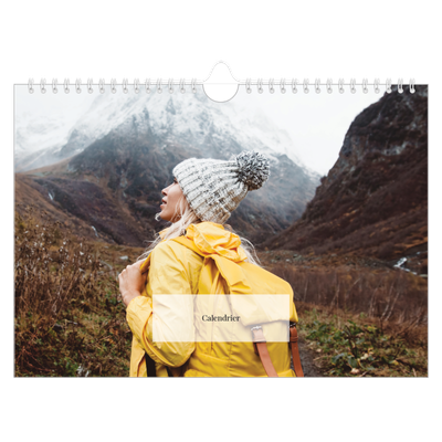 Calendrier photo A4 — Superposition discrète [couverture]