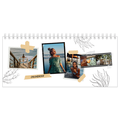 Calendrier de bureau — Esprit scrapbook [couverture]