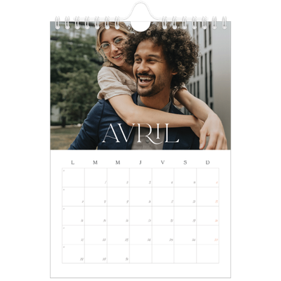 Calendrier photo A5 — Plus grand que la vie [Avril]