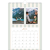 Calendrier photo A4 (20 x 30 cm) — Lettrages et rayures [Janvier]