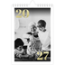 Calendrier photo A5 — Larges numéros brillants [couverture]