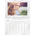 Calendrier photo A4 double (30 x 40 cm) — Effet marbre [Mars]