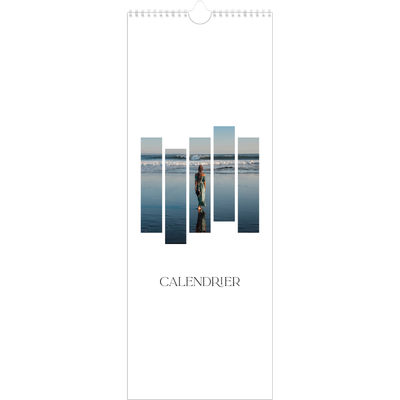 Calendrier mural long  — Fragments de voyage [couverture]