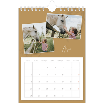 Calendrier photo A5 — Terre à terre [couverture]