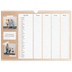 Calendrier photo A3 — Agenda kraft - Famille de 4 [Mars]