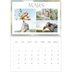 Calendrier photo A4 double (30 x 40 cm) — Effet pinceau [Mars]