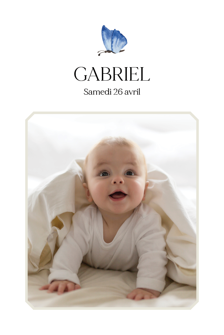 Cartons d'invitation — Petits papillons