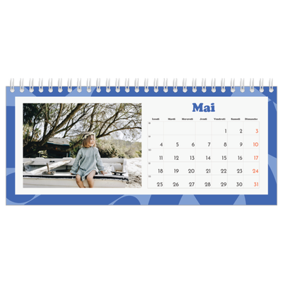 Calendrier de bureau — Jeu de motifs [couverture]