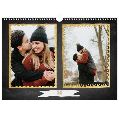 Calendrier photo A3 — Paillete et ardoise [couverture]