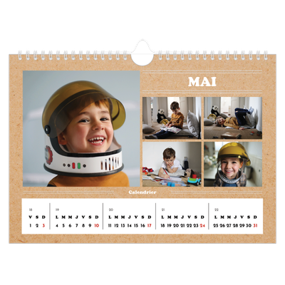 Calendrier photo A4 — Chronique de l'année [couverture]