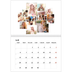Calendrier photo A4 double (30 x 40 cm) — Formes et collage [Avril]