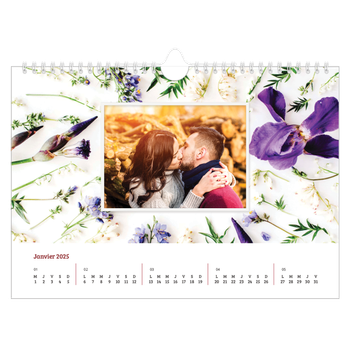 Calendrier photo A4 — Efferverssence florale