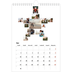 Calendrier photo A4 (20 x 30 cm) — Formes et collage [couverture]