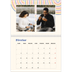 Calendrier photo A4 double (30 x 40 cm) — Rayures rétros [Février]