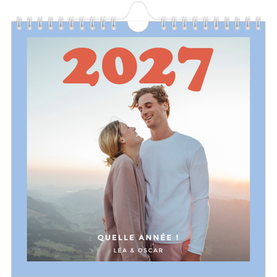 Calendriers annuels carré — Cadres rétro [couverture]