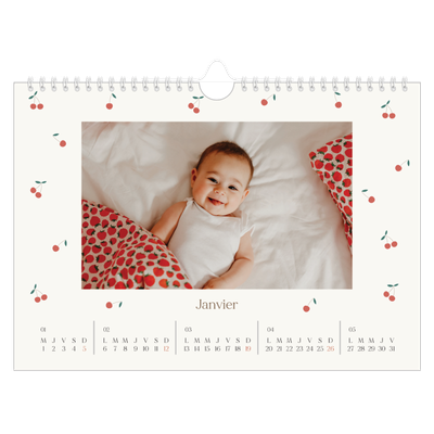Calendrier photo A4 — Cerise sur le bonheur [Janvier]
