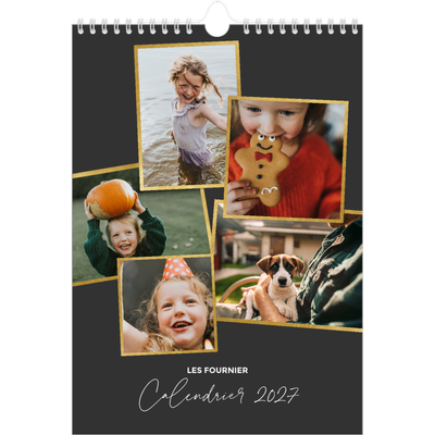 Calendrier photo A4 (20 x 30 cm) — Tellement de souvenirs [couverture]