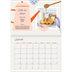 Calendrier photo A4 double (30 x 40 cm) — Une année de recettes [Janvier]