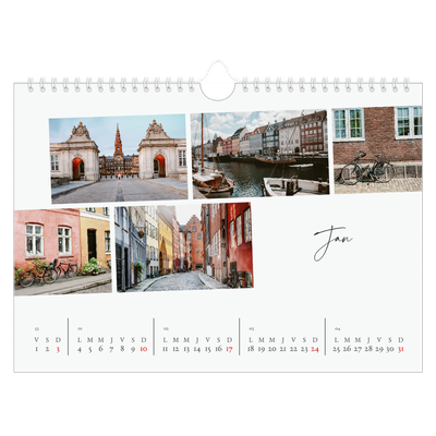 Calendrier photo A4 — Escapade citadine [Janvier]