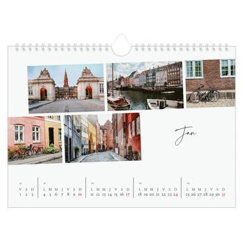 Calendrier photo A4 — Escapade citadine