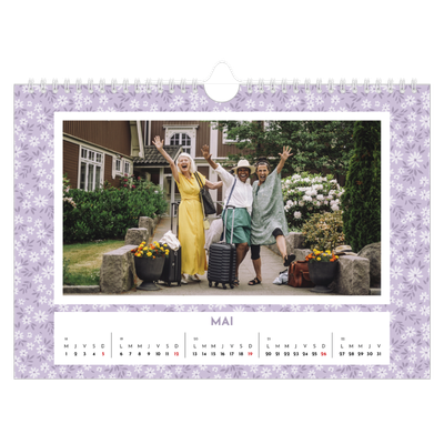 Calendrier photo A4 — En floraison [couverture]