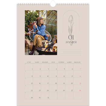 Calendrier photo A3 — Simplement botanique