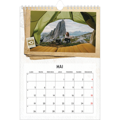 Calendrier photo A4 (20 x 30 cm) — Parts unknown [couverture]