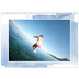 Calendrier photo A4 double (30 x 40 cm) — Effet aquarelle [couverture]