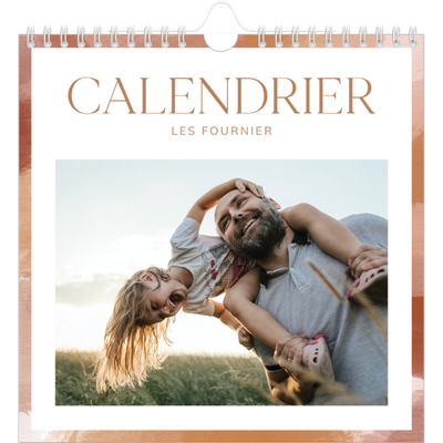 Calendriers annuels carré — Effet pinceau [couverture]