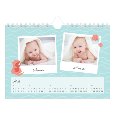 Calendrier photo A5 — Mes petits animaux [couverture]