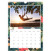 A3 Calendrier annuel — Tropical [Janvier]