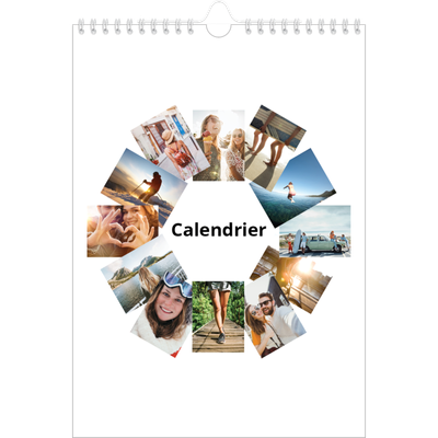Calendrier photo A4 (20 x 30 cm) — Diaporama asymétrique [couverture]