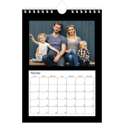 Calendrier photo A5 — Bodures noires [Février]
